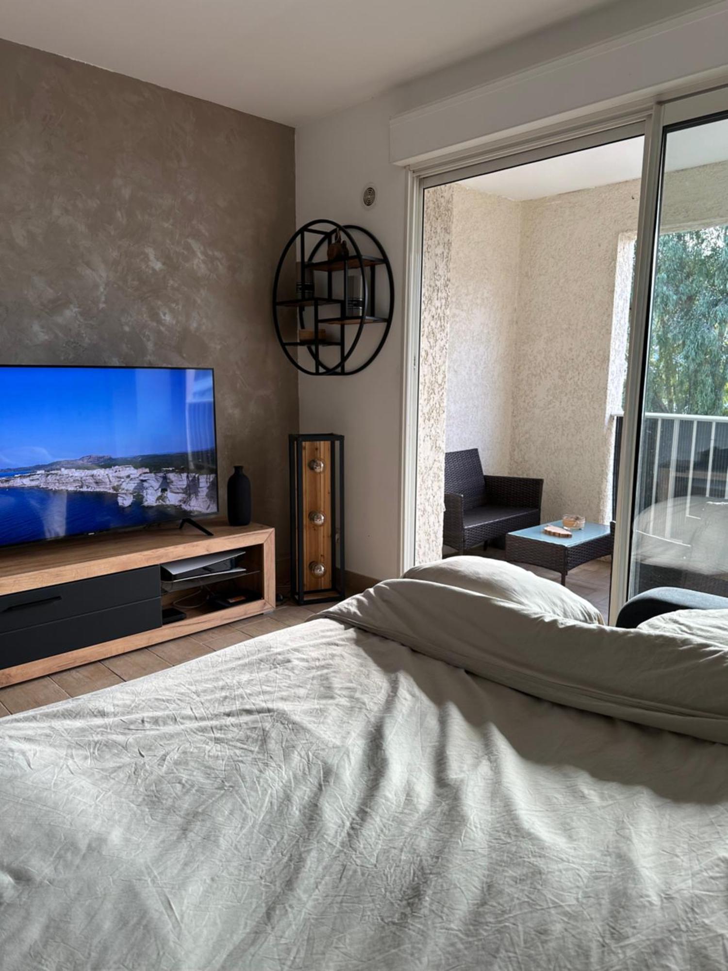 Appartement T2 - Vue Montagne Biguglia  Esterno foto